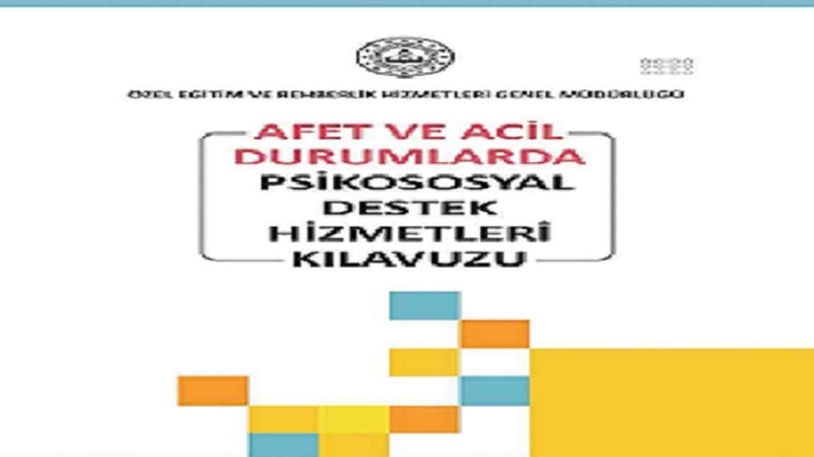 Afet ve acil durum süreçlerinde yürütülecek psikososyal destek çalışmalarına ilişkin kapsamlı bir yol haritası 